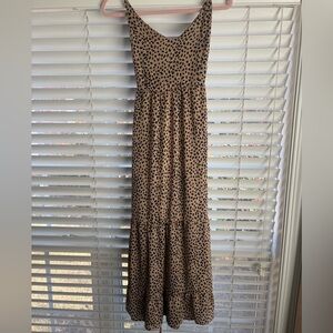 Cupshe Ayana Lace Up Backless maxi slip dress.